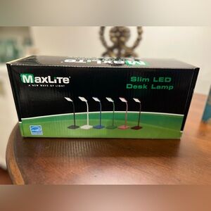 Slim LED Desk Lamp - Black